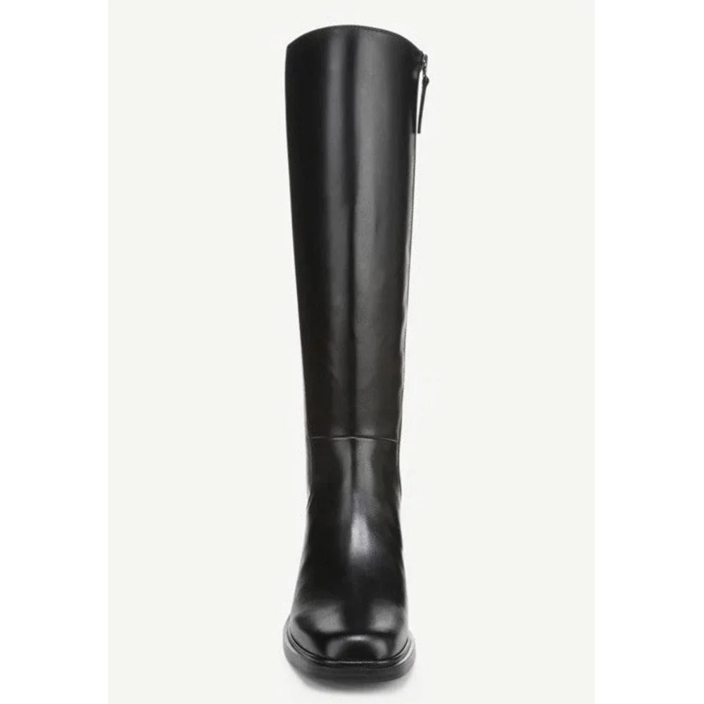 NEW Franco Sarto L-Gisella Black Knee‎ High Boots Women's 9.5M